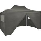 PVC Paviljonger vidaXL Professional Folding Party Tent with 4 Sidewalls 3x4 m