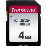 4 GB - SDHC Minneskort Transcend 300S SDHC Class 10 UHS-I U1 20/10MB/s 4GB