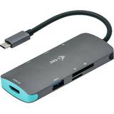 I-TEC Kabeladaptrar Kablar I-TEC USB C - HDMI/USB C/USB A Adapter