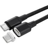MicroConnect USB-kabel Kablar MicroConnect Magnetic USB C - USB C 3.1 (Gen.1) M-M 1m