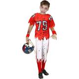 Sport - Zombies Dräkter & Kläder Widmann Children's Zombie American Football Player Costume