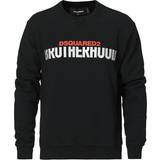 DSquared2 Herr - Sweatshirts Tröjor DSquared2 Brotherhood Cotton Sweater - Black