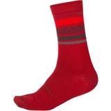 Endura Herr Cykeltillbehör Endura BaaBaa Merino Stripe Sock Men - Red