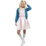 80-tal - Science Fiction Dräkter & Kläder Smiffys 80's Strange Girl Costume Pink