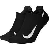 Herr - Löpning Strumpor Nike Multiplier No-Show Running Socks 2-pack Men - Black/White