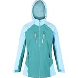 32 - Dam Regnjackor & Regnkappor Regatta Women's Calderdale IV Jacket - Turquoise/Cool Aqua