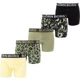 Björn Borg Underkläder Barnkläder Björn Borg Boy's Fourflower Shorts 5-pack - Oil Green (2121-1104_81421)