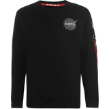 Alpha Industries Svarta Överdelar Alpha Industries Space Shuttle Sweater - Black