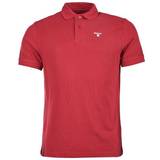 Barbour Bomull - Röda Överdelar Barbour Sports Polo Shirt - Biking Red