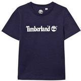 Timberland Överdelar Timberland T-shirt with Logo Print - Marine (T25P12-082)