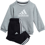 Elastan Tracksuits Barnkläder adidas Infant Badge of Sport Jogger Set - Medium Grey Heather/White (H28835)