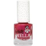 Gul - Vattenbaserade Nagelprodukter Miss Nella Peel off Kids Nail Polish #801 Tickle Me Pink Glitter 4ml