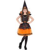 Häxor - Orange Maskeradkläder Widmann Pumpkin Witch Dress with Hat