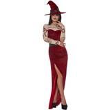 Smiffys Satanic Witch Costume Red