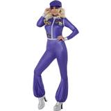 Dans - Lila Dräkter & Kläder Smiffys 70's Dancing Queen Costume Purple