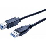 USB A-USB B - USB-kabel Kablar EXC USB A-USB B 3.0 3m