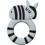Silikon - Svarta Nappar & Bitleksaker Rätt Start Bitleksak Zebra