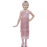 20-tal - Barn Maskeradkläder Smiffys Girls 20's Pink Flapper Costume