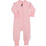 Geggamoja Pyjamasar Barnkläder Geggamoja Two Way Zip-pyjamas - Classic Pink/White (115144)