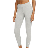 4 Byxor & Shorts Nike Sportswear Essential Women's Mid-rise 7/8 Leggings - Dark Gray Heather/White