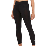 28 - Dam Tights Nike Women's Sportswear Essential 7/8 Mid-Rise Leggings - Black/White