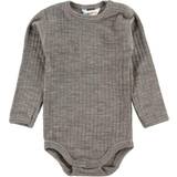 9-12M Bodys Joha Body with Long Sleeves - Gray Brown (62515-122-15587)