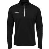 Vattentät Överdelar Hummel Authentic Half Zip Sweatshirt - Black/White