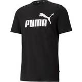 Puma Herr T-shirts Puma Essentials Logo T-shirt - Black