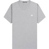 Acne Studios Herr T-shirts & Linnen Acne Studios Nash Face Crew Neck T-shirt Unisex - Light Grey Melange