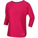 Regatta Women's Pulser 3/4 Sleeve T-shirt - Dark Cerise