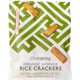 Asien Kex, Knäckebröd & Skorpor Clearspring Organic Japanese Rice Crackers 50g