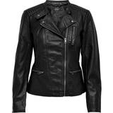 Only Leather Look Jacket - Black