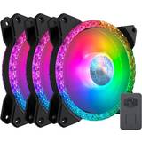 Cooler Master Fläktar Cooler Master MasterFan MF120 Prismatic 3in1 LED RGB 120mm