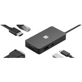 Kablar Microsoft USB C - RJ45/USB A/VGA/HDMI Adapter