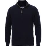 Barbour One Size - Ull Kläder Barbour Holden Half Zip Sweater - Navy