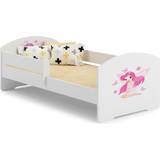 Kobi Girl with Wings Cot with Mattress & Protective Edge 80x160cm