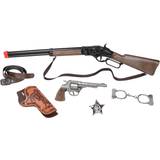 Poliser Polisleksaker Gonher Wild West Revolver & Rifle