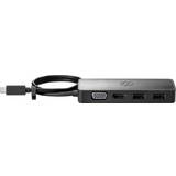 Kablar HP Travel USB C - HDMI/VGA/USB A Adapter