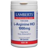 Lamberts Aminosyror Lamberts L-Arginine HCl 1000mg 90 st