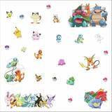 Pokémons Väggdekor Barnrum RoomMates Pokemon Favourite Character Wall Decor