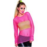 Boland 80s Net Sweater Neon Pink
