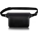 Svarta - Vattentät Midjeväskor INF Adjustable Waterproof Waist Bag - Black