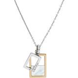 Skagen Agnethe Pendant Necklace - Gold/Silver/Mother of Pearl/Transparent