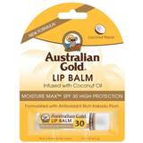 Smaksatta Solskydd & Brun utan sol Australian Gold Lip Balm SPF30 4.2g