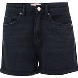 4 Shorts Only Regular Fitted Denim Shorts - Black/Black Denim