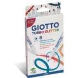 Tuschpennor Giotto Turbo Glitter 8-pack