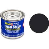 Svarta Lackfärg Revell Email Color Tar Black Matt 14ml
