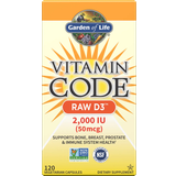 Klimakteriet Vitaminer & Mineraler Garden of Life Vitamin Code Raw D3 2000lu 120 st