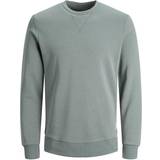 Jack & Jones Herr - Sweatshirts Tröjor Jack & Jones Basic Crewneck Sweatshirt - Gray/Sedona Sage