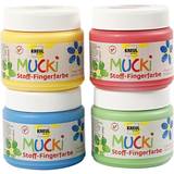 Mucki Färger Mucki Mucki Soft Finger Paint 4-pack